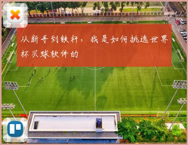 从新手到铁杆，我是如何挑选世界杯买球软件的