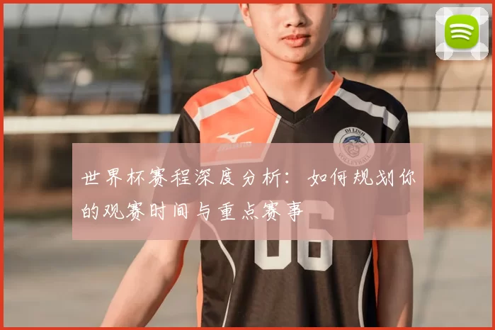 世界杯赛程深度分析:如何规划你的观赛时间与重点赛事